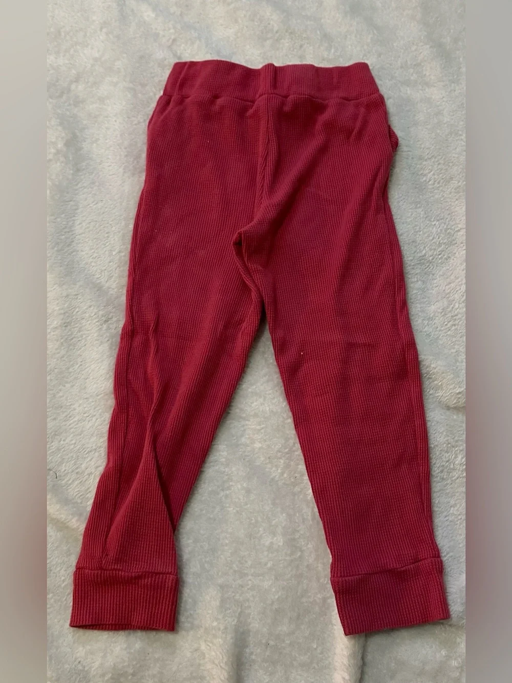 Garanimals Toddler Girls Pink Waffle Knit Thermal Joggers - Size 5T